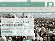 Tablet Screenshot of cottonboard.org